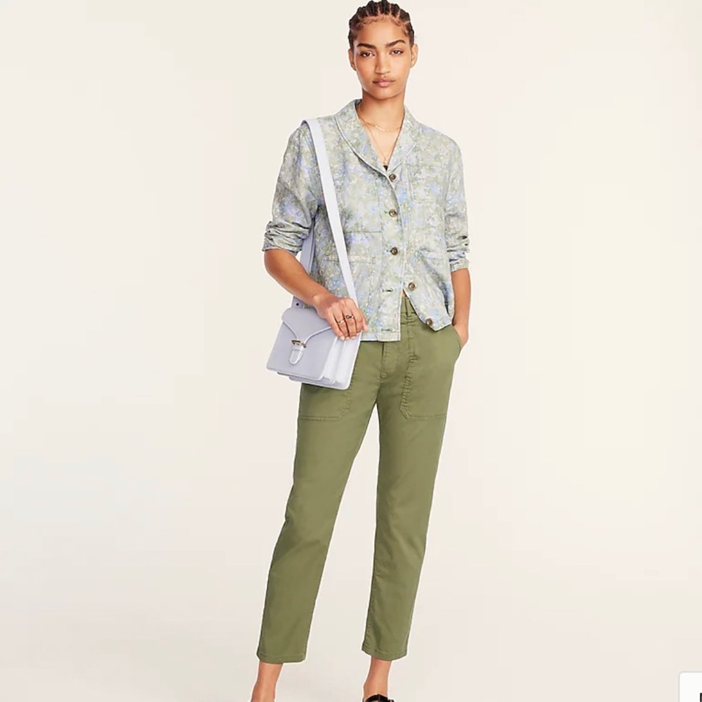 J.Crew Patch-pocket slim boyfriend chino pant